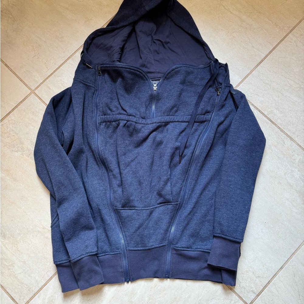Seraphine Navy Convertible Maternity Hoodie